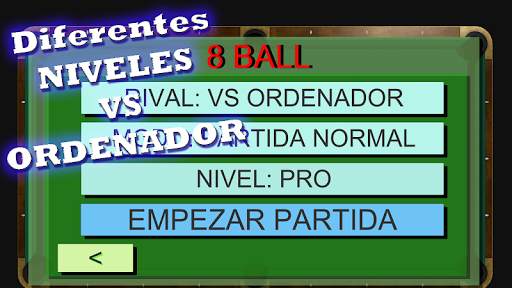 Billar gratis en español sin internet screenshot 5