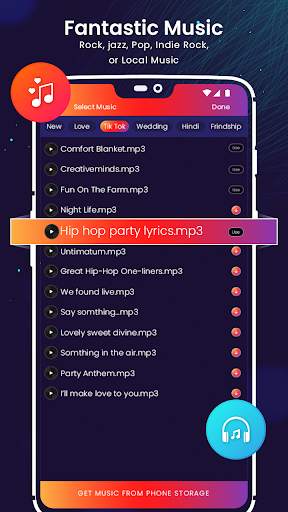 UV UnitedVideos - Music Bit Particle Video Status скриншот 5