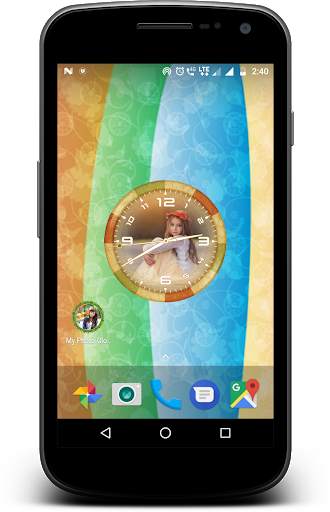 My Photo Clock Live Wallpaper screenshot 2