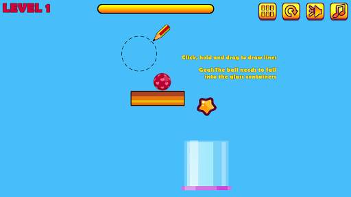 Fisika menggambar puzzle bola screenshot 5