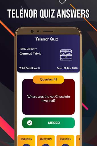 Telenor Quiz Helper - My Telenor Questions Answers screenshot 2