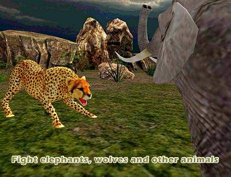 Angry Cheetah Attack Sim 3D screenshot 13