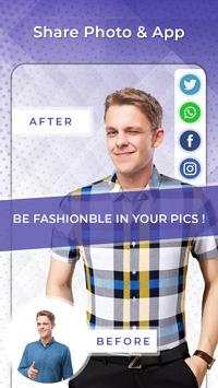 Men Fancy Shirt Suit - Fancy Shirt Photo Editor screenshot 4