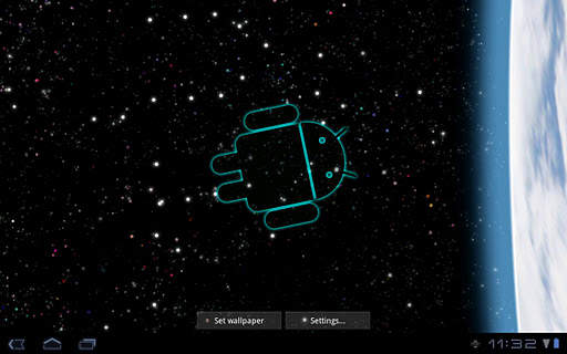 Droid in Space Live Wallpaper screenshot 5