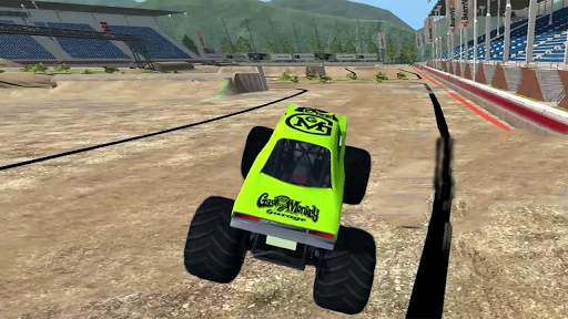Blazing Monster Truck Racing screenshot 1