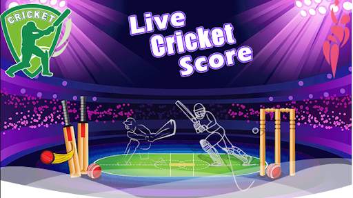 Live cricket score screenshot 1