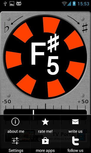 LinoStrobe Pro - Chromatic Tuner screenshot 2