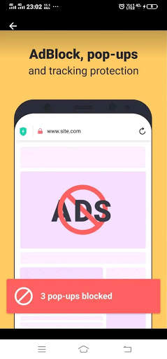 Falcon-Browser screenshot 1