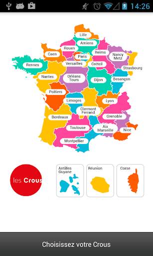 Crous Mobile screenshot 1