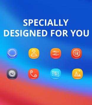 Abstract bright design colorful phone theme 4 تصوير الشاشة