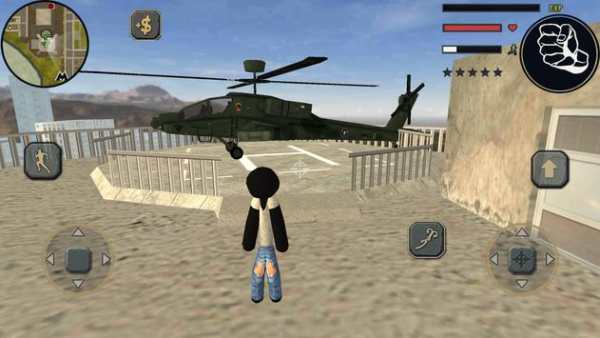 Stickman Rope Hero Police Town Simulator screenshot 6