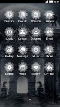 Gothic CLauncher Theme screenshot 2