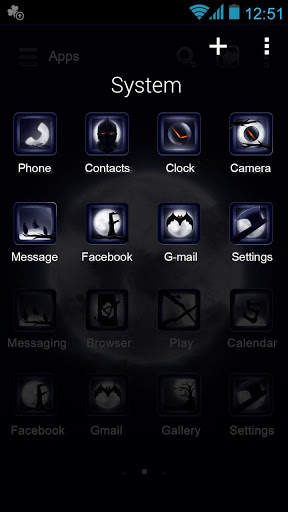 Knight GO LAUNCHER THEME screenshot 4