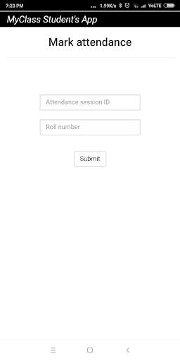 MyClass Student's App 1 تصوير الشاشة