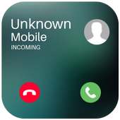 Caller screen dialer-Slide to answer,icaller OS9 icon