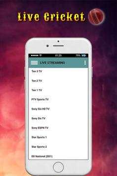 Live Cricket HD Live Streaming screenshot 6