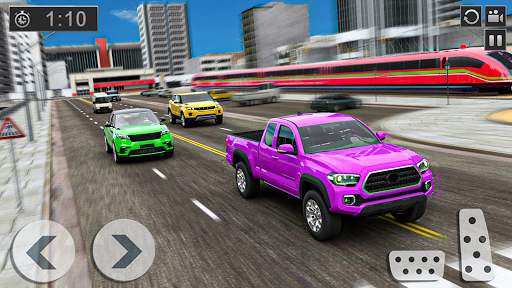 Train vs Prado Racing 3D: Advance Racing Revival screenshot 2