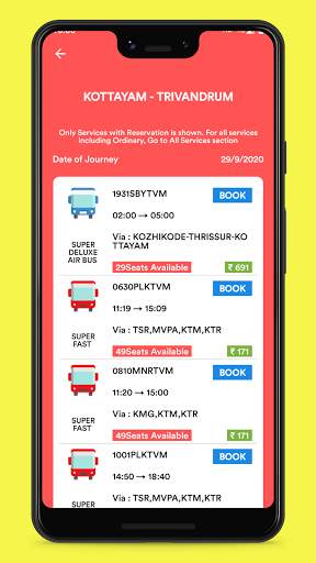 Bus Time - KSRTC Kerala Bus Ti screenshot 2