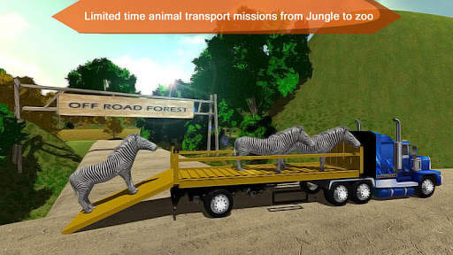 Offroad Animal Truck Transport Driving Simulator screenshot 3