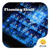 Flaming Skull Eva Keyboard icon