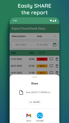 Body Temperature・Fever Tracker screenshot 8