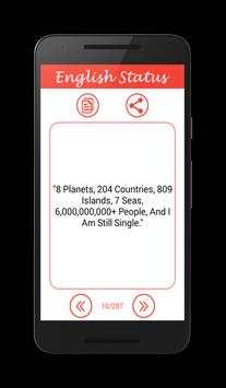 English Status screenshot 13