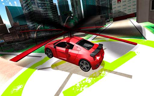 Flying Helicopter Car Taxi Game 2019 screenshot 8