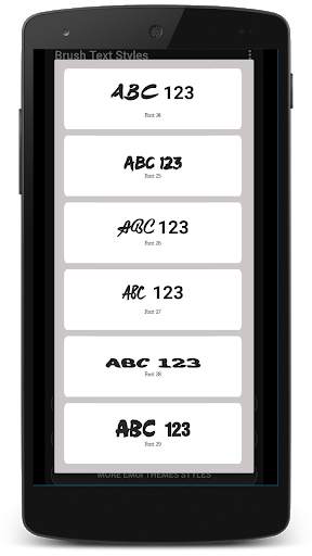 Brush Fonts for Huawei / Honor / EMUI screenshot 4