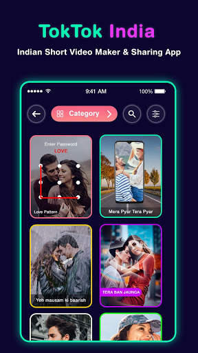 Tok Tok India : Short Video Maker & Sharing App स्क्रीनशॉट 3