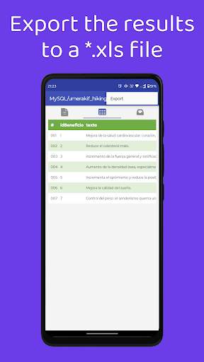 SQLApp SQL Client MsSQL, MySQL screenshot 4