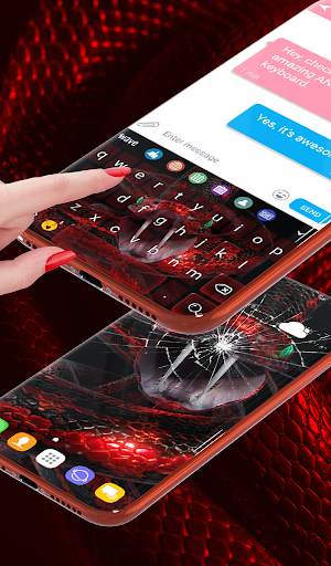Snake Attack Live Wallpaper & Animated Keyboard screenshot 4