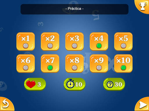 Tablas de multiplicación y división. Formación. screenshot 8