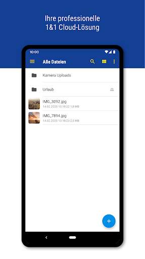 1&1 Cloud screenshot 1