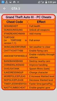 GTA Cheats Offline screenshot 5