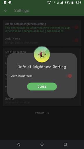 Brightness Manager - brightness per app manager screenshot 7