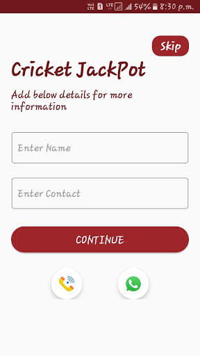 Cricket Jackpot Prediction screenshot 1