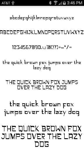 Stylish Fonts for FlipFont screenshot 1