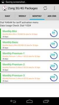Zong 3G 4G Packages screenshot 4