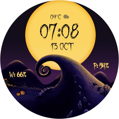 Watch Face - Halloween Spooky screenshot 31