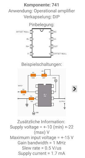 Electronic Component Pinouts screenshot 6