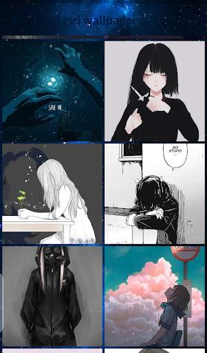 sad girl wallpaper anime screenshot 2