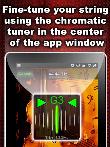 Chromatic Violin Tuner screenshot 9