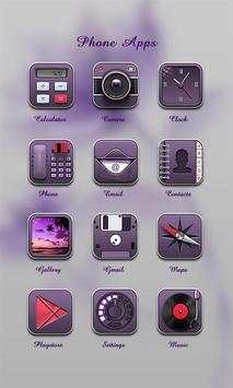 Viola Theme - ZERO Launcher screenshot 3