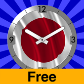 Japan Flag Clock иконка