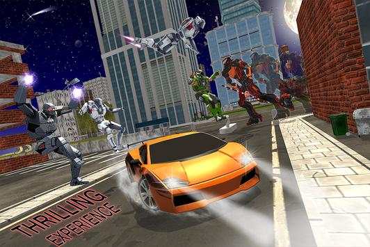 Tetra Shark Robot Transform Eagle Car screenshot 12