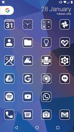 Monoic SQ White Icon Pack screenshot 6