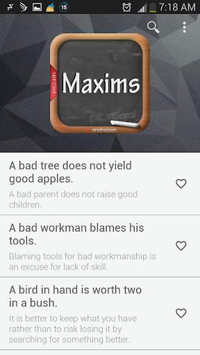 English Maxims скриншот 2