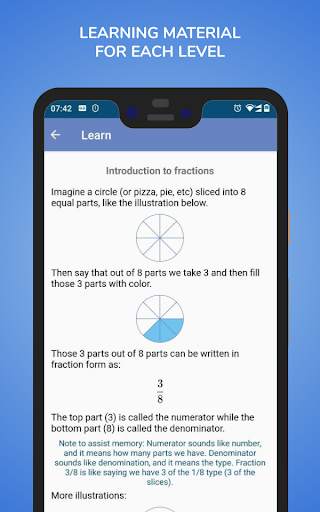 Fraction for beginners 3 تصوير الشاشة