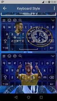 keyboard theme for Eden Hazard fan's screenshot 2
