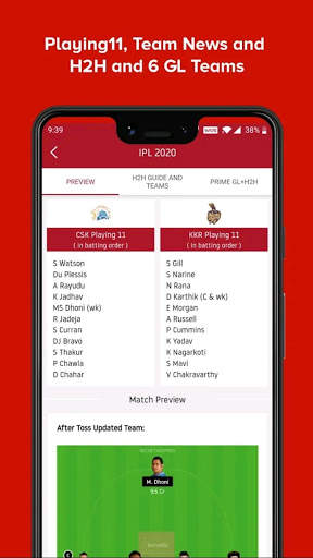 Dream Team 11 - Live Cricket Score & Prediction screenshot 7